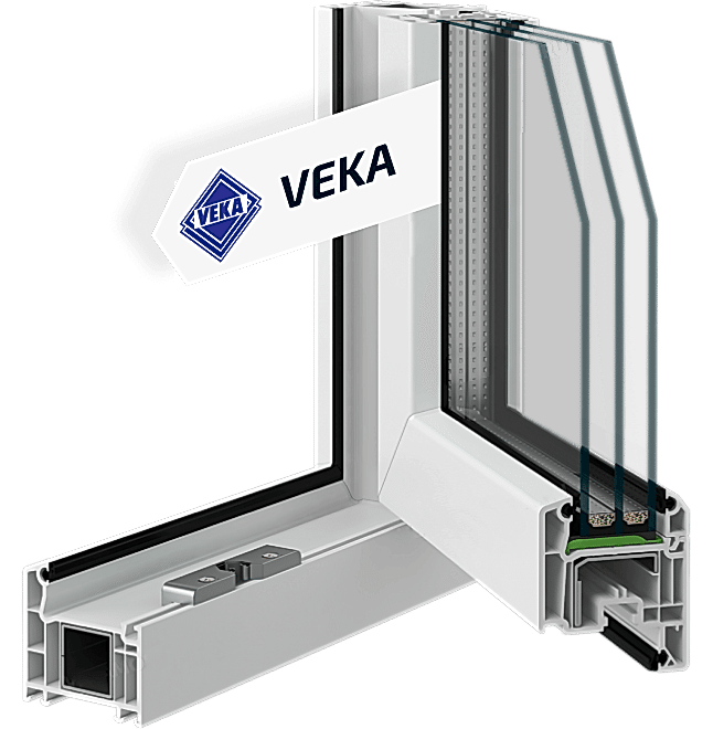 Профиль VEKA в разрезе
