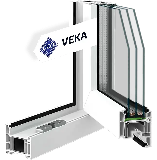 Профиль VEKA в разрезе