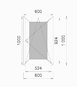 Окно VEKA SoftLine 70 0. Ламинация наруж.