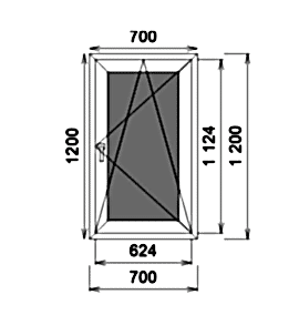Окно VEKA SoftLine 70 Лам. наруж.