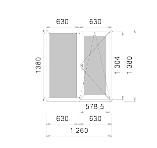 Окно ПВХ VEKA SoftLine 70 Белый