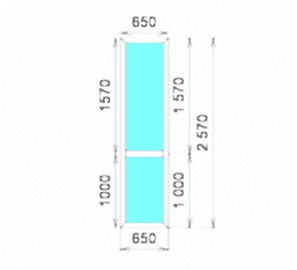Окно ПВХ VEKA SoftLine 70 Белый