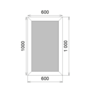Окно ПВХ VEKA SoftLine 70 0. Каш. наруж.