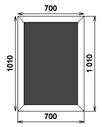 Окно ПВХ VEKA SoftLine 70 Наружная ламинация