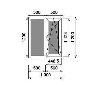 Окно ПВХ VEKA SoftLine 70 Кашировка наружная