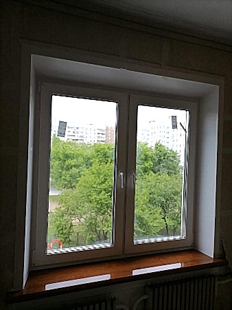 Подоконник ПВХ, коричневая ламинация