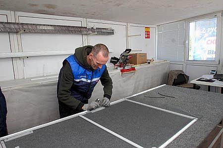 Изготовление москитной сетки