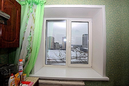 Пластиковое окно одностворчатое