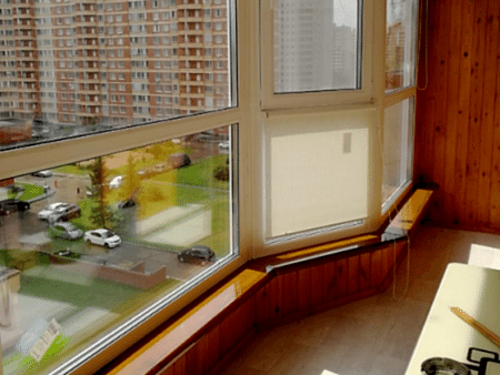Лоджия, французкое остекление